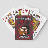Scottish Clan Lindsay Tartan Deck Speelkaarten (Achterkant)