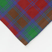 Scottish Clan Lindsay Tartan Pset Fleece Deken (Hoek)