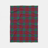 Scottish Clan Lindsay Tartan Pset Fleece Deken (Voorkant)