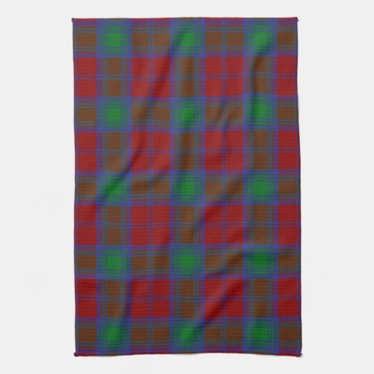 Scottish Clan Lindsay Tartan Pset Theedoek (Verticaal)