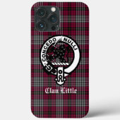 Scottish Clan Little Crest Badge and Tartan Custom Case-Mate iPhone Case (Achterkant)