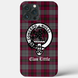 Scottish Clan Little Crest Badge and Tartan Custom Case-Mate iPhone Case