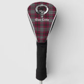 Scottish Clan Little Crest Badge and Tartan Custom Golfheadcover (Voorkant)