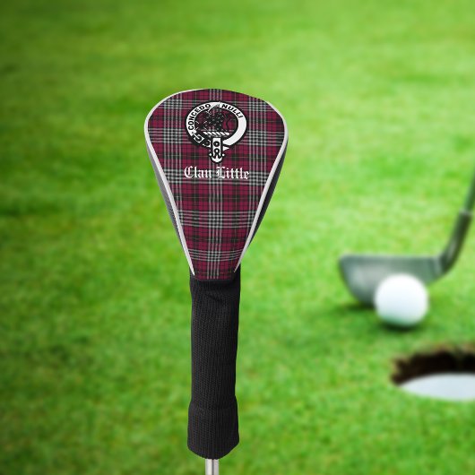 Scottish Clan Little Crest Badge and Tartan Custom Golfheadcover