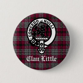 Scottish Clan Little Crest Badge and Tartan Custom Ronde Button 5,7 Cm