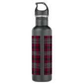 Scottish Clan Little Crest Badge and Tartan Custom Waterfles (Achterkant)