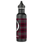 Scottish Clan Little Crest Badge and Tartan Custom Waterfles (Rechts)