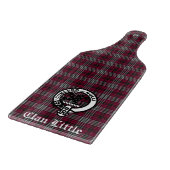 Scottish Clan Little Tartan and Crest Badge Custom Snijplank (Hoek)