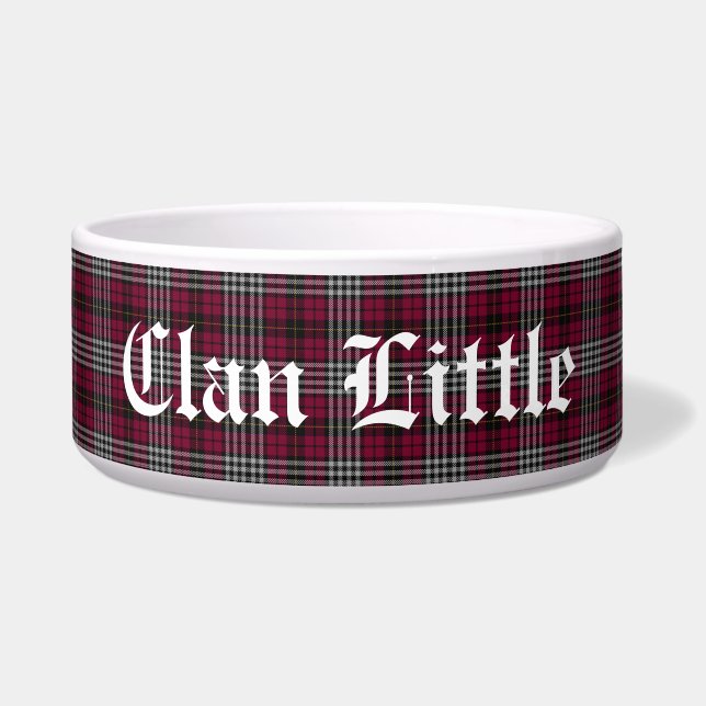 Scottish Clan Little Tartan Pset Bowl Voerbakje (Voorkant)