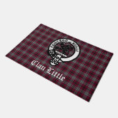 Scottish Clan Little Tartan Pset Custom Deurmat (Schuin)
