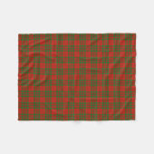 Scottish Clan Livingstone Classic Tartan Fleece Deken (Voorkant (Horizontaal))