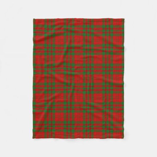 Scottish Clan Livingstone Tartan Pset Fleece Deken (Voorkant)