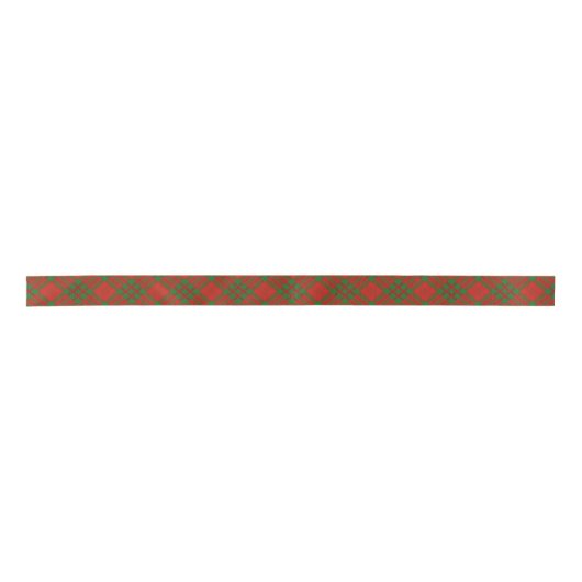 Scottish Clan Livingstone Tartan Pset Satijnen Lint (Voorkant)