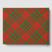 Scottish Clan Livingstone Tartan Pset Wedding Gastenboek (Achterkant)