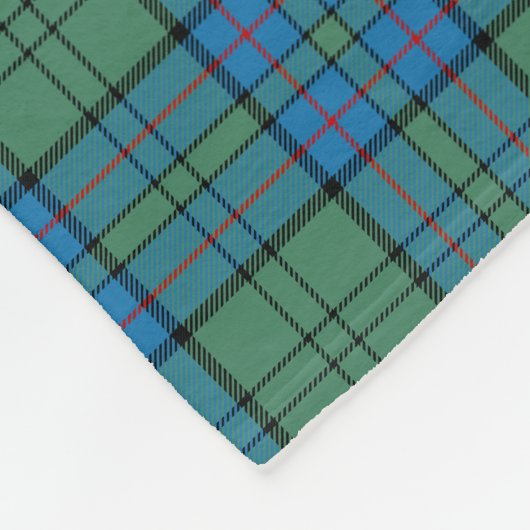 Scottish Clan Lockhart Tartan Pset Fleece Deken (Hoek)