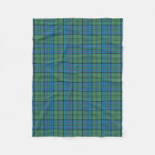 Scottish Clan Lockhart Tartan Pset Fleece Deken (Voorkant)