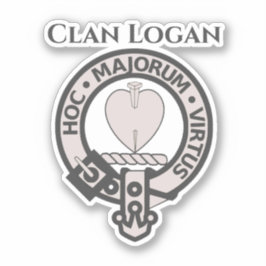 Scottish Clan Logan Crest Badge Sticker