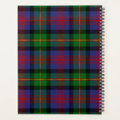 Scottish Clan Logan Tartan Pset Planner (Achterkant)