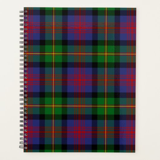Scottish Clan Logan Tartan Pset Planner (Voorkant)