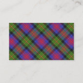 Scottish Clan Logan Tartan Pset Visitekaartje (Achterkant)