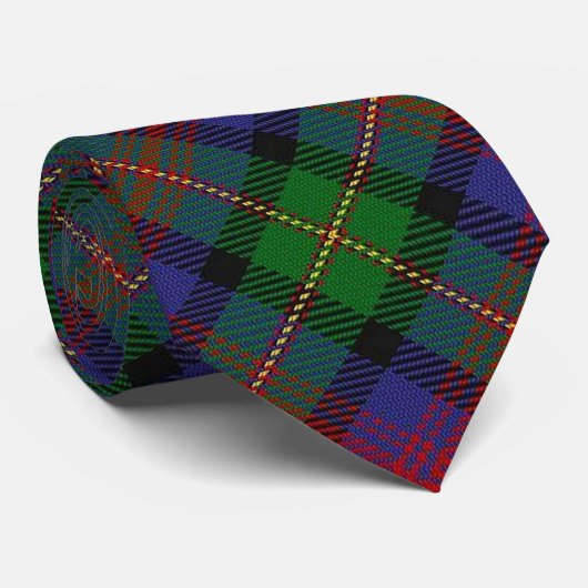 Scottish Clan Logan Tartan Stropdas (Opgerold)