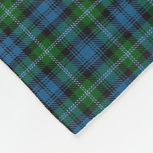 Scottish Clan Lyon Classic Tartan Fleece Deken (Hoek)