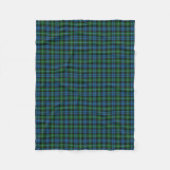 Scottish Clan Lyon Classic Tartan Fleece Deken (Voorkant)