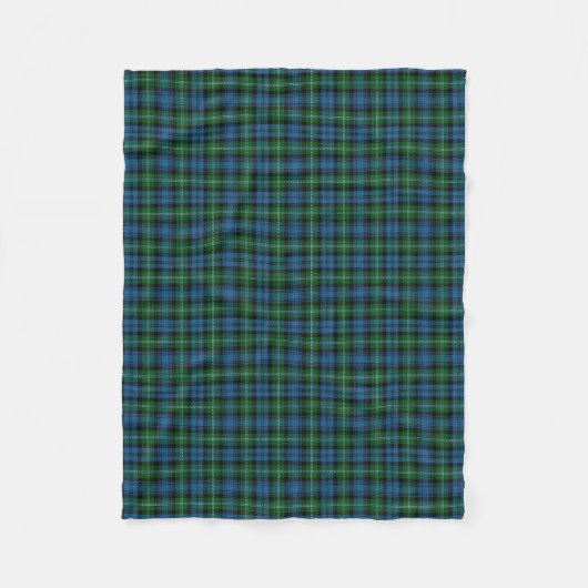 Scottish Clan Lyon Classic Tartan Fleece Deken (Voorkant)