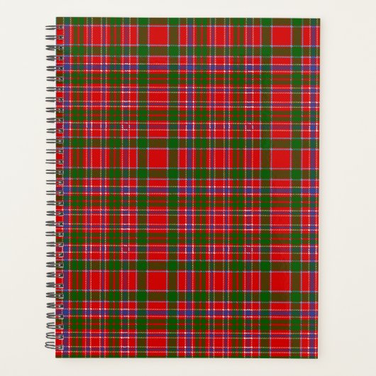 Scottish Clan MacAlister Tartan Pset Planner (Voorkant)