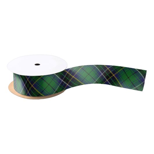 Scottish Clan MacAlpine MacAlpin Tartan Satijnen Lint (Spoel)