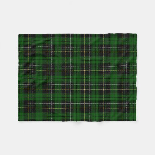 Scottish Clan MacAlpine Tartan Pset Fleece Deken (Voorkant (Horizontaal))