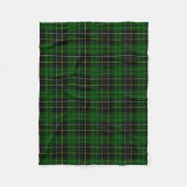 Scottish Clan MacAlpine Tartan Pset Fleece Deken (Voorkant)