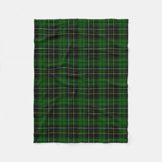 Scottish Clan MacAlpine Tartan Pset Fleece Deken (Voorkant)