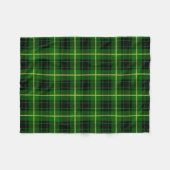Scottish Clan MacArthur Tartan Pset Fleece Deken (Voorkant (Horizontaal))