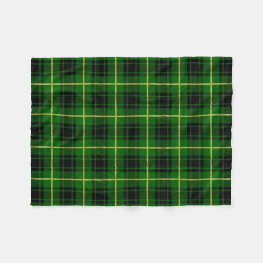 Scottish Clan MacArthur Tartan Pset Fleece Deken (Voorkant (Horizontaal))