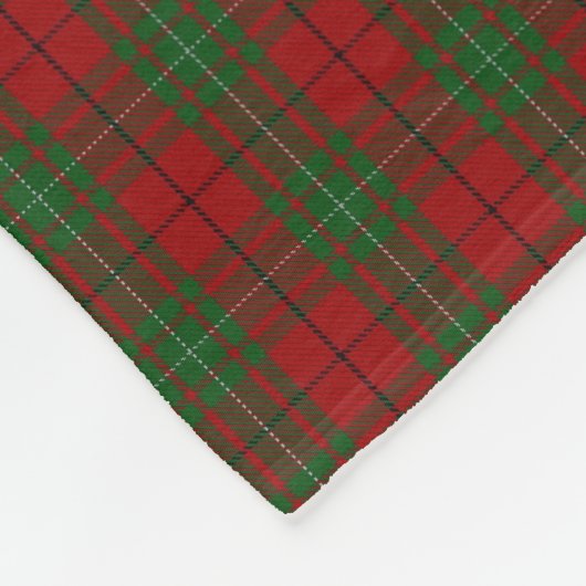 Scottish Clan MacAulay Classic Tartan Fleece Deken (Hoek)
