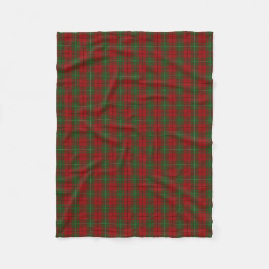 Scottish Clan MacAulay Classic Tartan Fleece Deken (Voorkant)