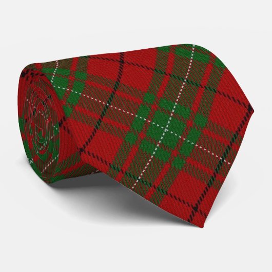 Scottish Clan MacAulay Tartan Stropdas (Opgerold)