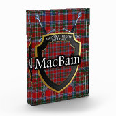 Scottish Clan MacBain Tartan Fotoblokken (Links)
