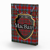 Scottish Clan MacBain Tartan Fotoblokken (Rechts)