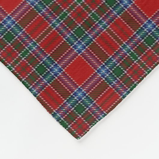 Scottish Clan MacBean MacBain Classic Tartan Fleece Deken (Hoek)