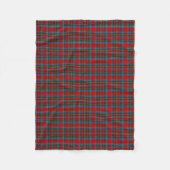 Scottish Clan MacBean MacBain Classic Tartan Fleece Deken (Voorkant)