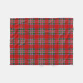 Scottish Clan MacBean Tartan Pset Fleece Deken (Voorkant (Horizontaal))