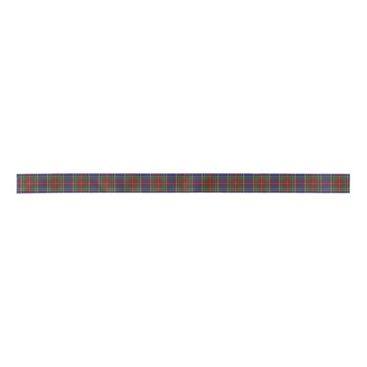 Scottish Clan MacBeth Classic Tartan Satijnen Lint (Voorkant)