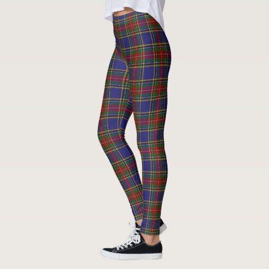 Scottish Clan MacBeth Tartan Leggings (Links)