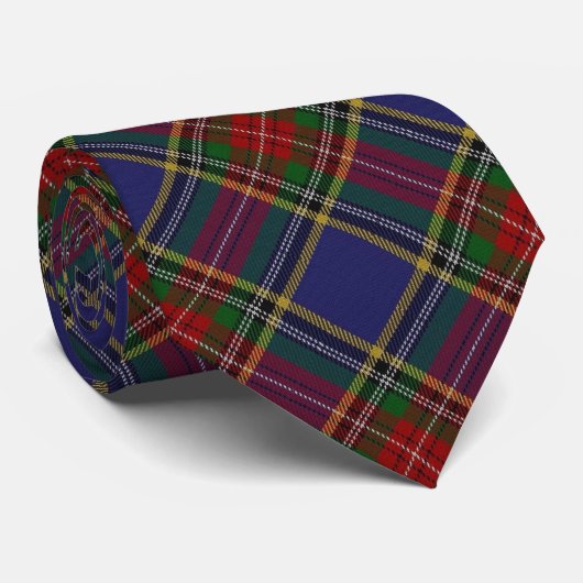 Scottish Clan MacBeth Tartan Stropdas (Opgerold)