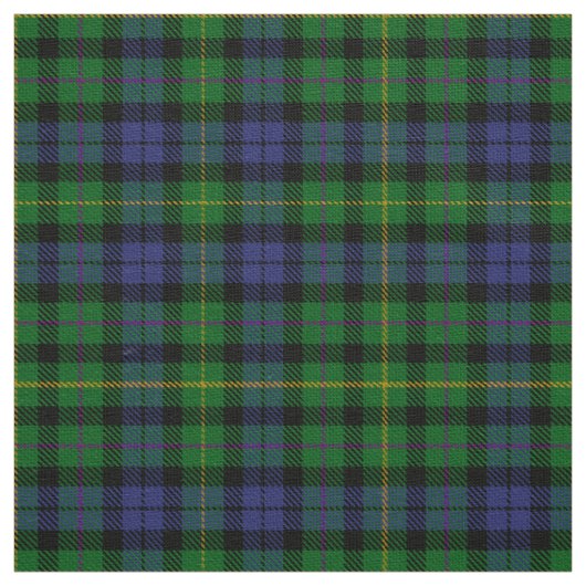 Scottish Clan MacBride Tartan Pset Stof (Swatch)