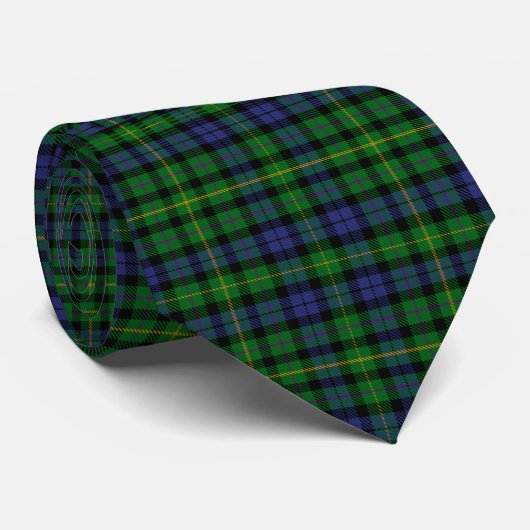 Scottish Clan MacBride Tartan Pset Stropdas (Opgerold)