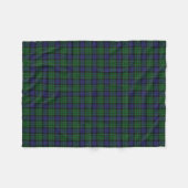 Scottish Clan MacCallum Classic Tartan Fleece Deken (Voorkant (Horizontaal))