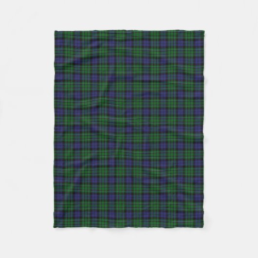 Scottish Clan MacCallum Classic Tartan Fleece Deken (Voorkant)